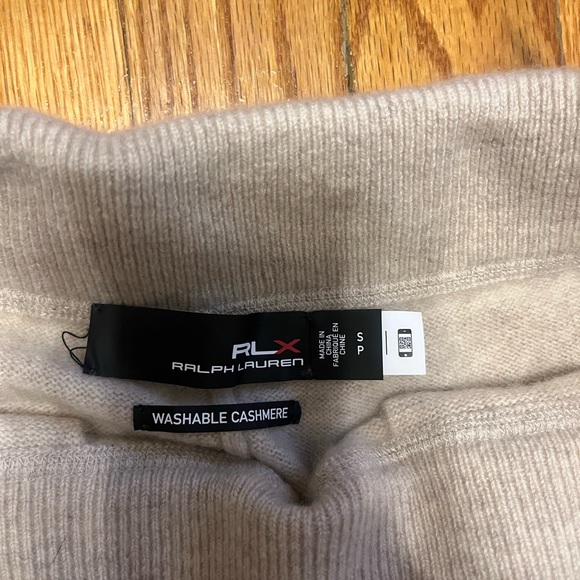 Ralph Lauren washable Cream Cashmere joggers - Picture 4 of 5